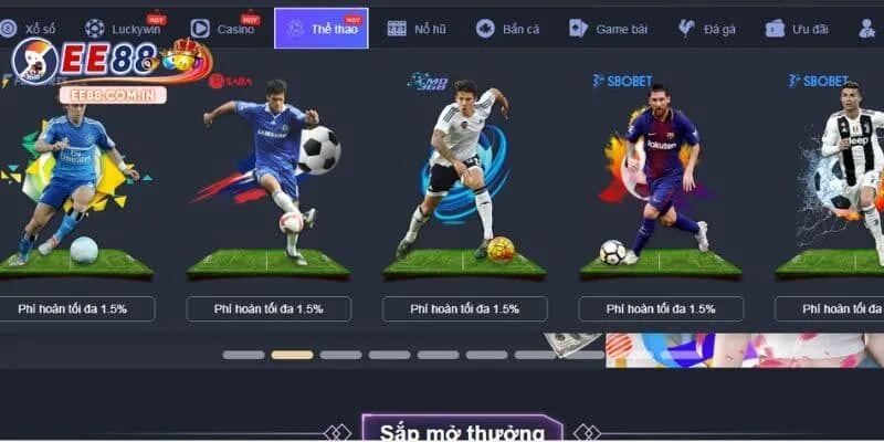 Thể thao EE88 gây sốt với hàng trăm sự kiện lớn